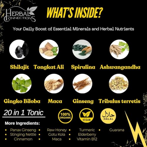 suplemento herbal con ashwagandha y maca