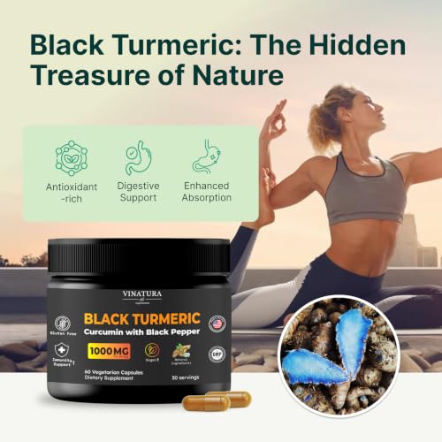 Suplemento herbal de cúrcuma caesia