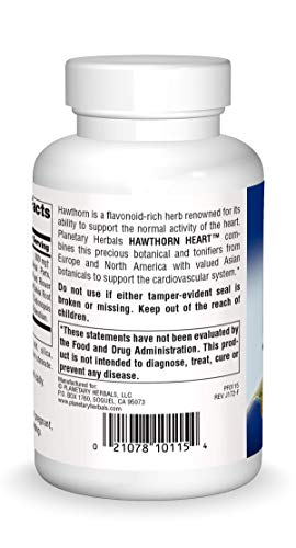 Suplemento herbal de espino para el bienestar