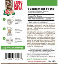 suplemento herbal de kava para relajación