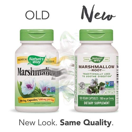 Suplemento herbal de malvavisco natural