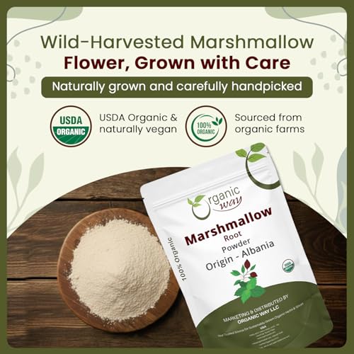 Suplemento herbal de malvavisco