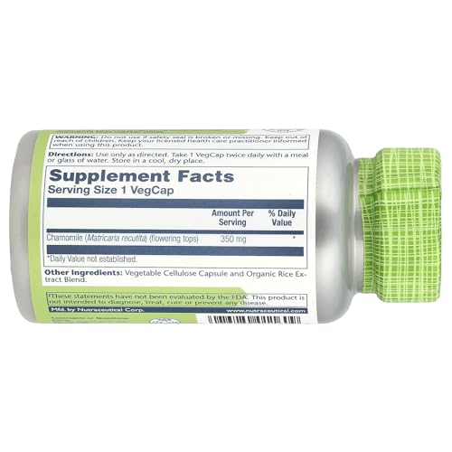suplemento herbal de manzanilla 350 mg