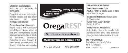 suplemento herbal de orégano puro