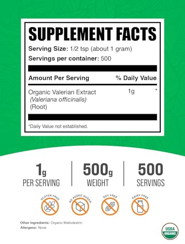 suplemento herbal de raíz de valeriana
