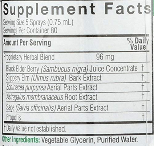 suplemento herbal de saúco negro