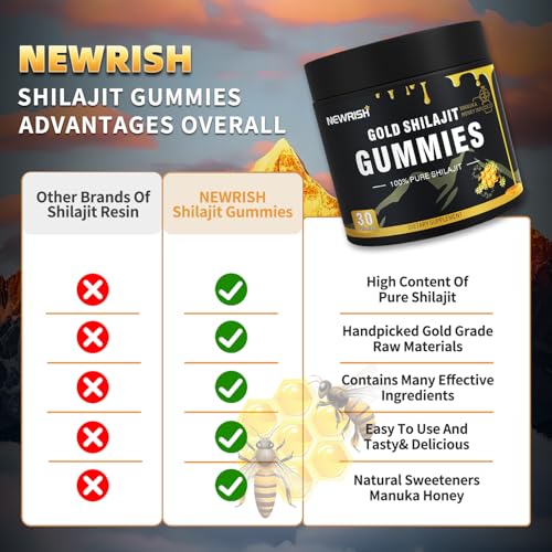 suplemento herbal de shilajit 100% natural