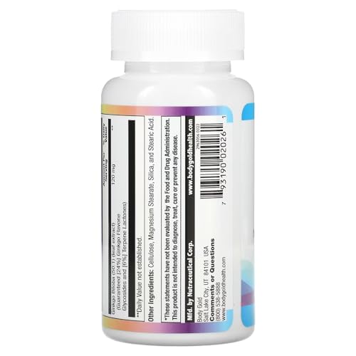suplemento herbal ginkgo biloba para bienestar