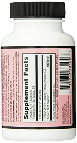 suplemento herbal ginseng para bienestar