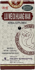suplemento herbal Liu Wei Di Huang Wan