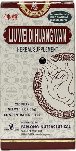 suplemento herbal Liu Wei Di Huang Wan