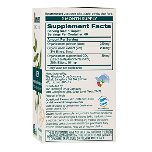 suplemento herbal neem Himalaya beneficios