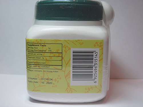 suplemento herbal raíz de peonía
