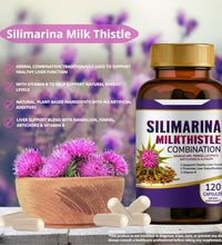 suplemento herbal silimarina para salud