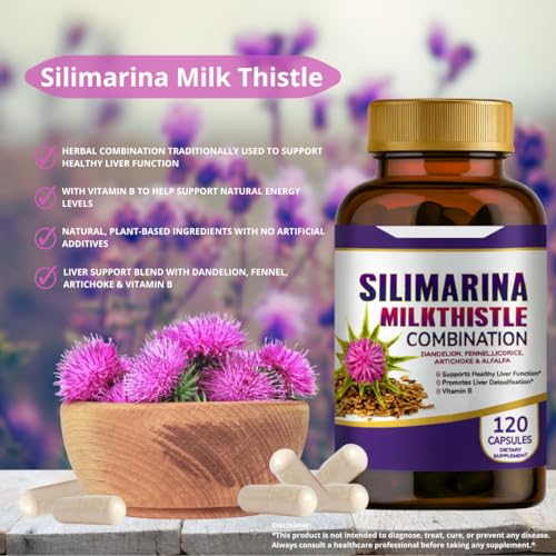 suplemento herbal silimarina para salud