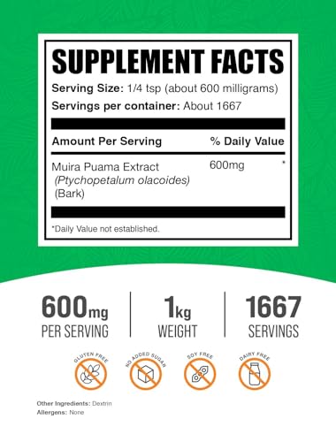 Suplemento herbal sin gluten