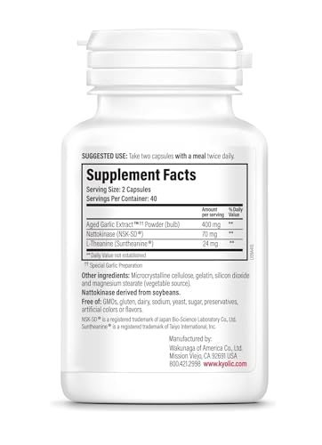 suplemento herbal sin olor Kyolic