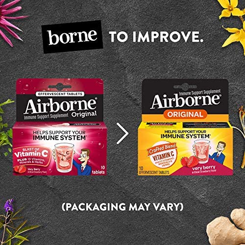 suplemento inmunológico Airborne sabor frutos rojos