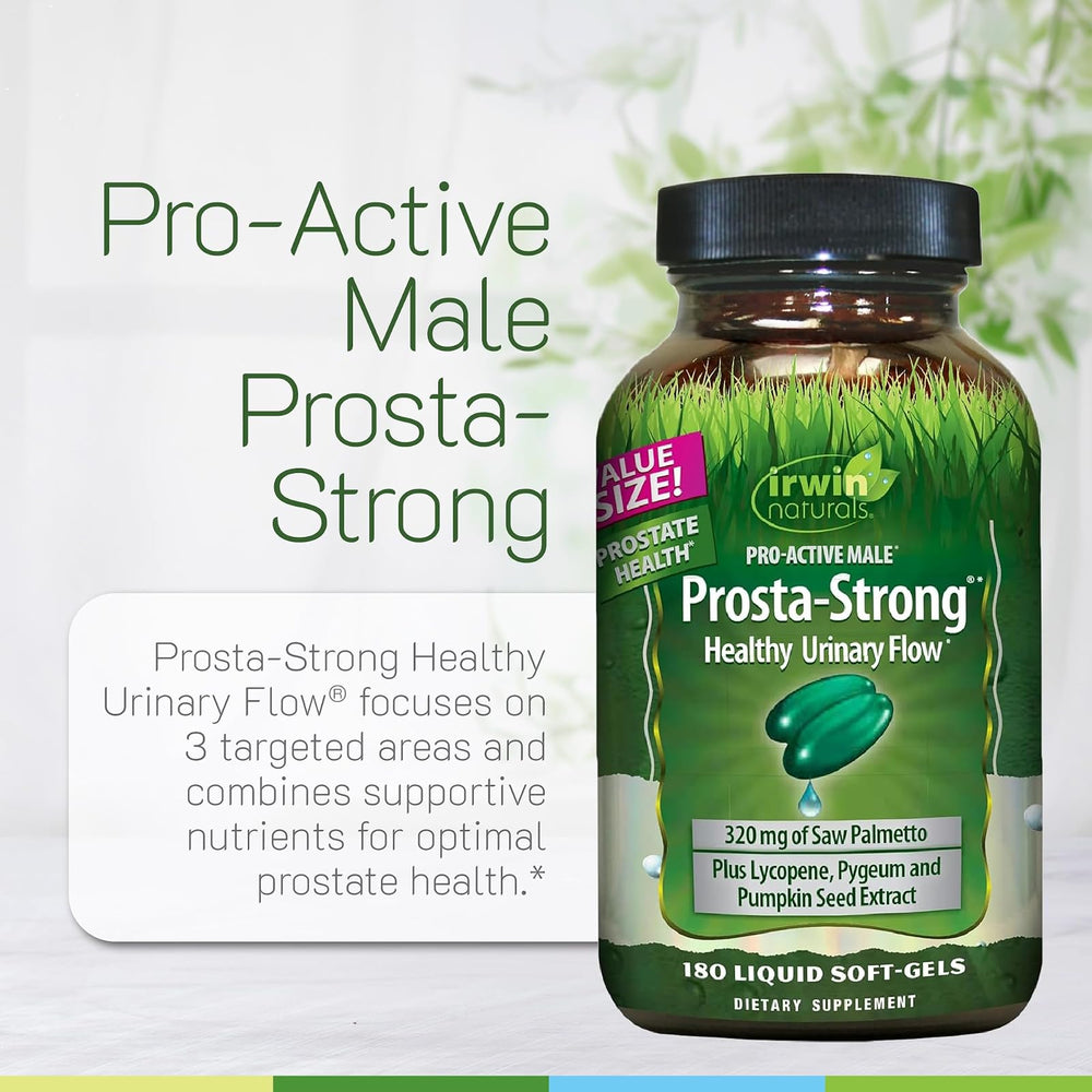 Suplemento Irwin Naturals para próstata