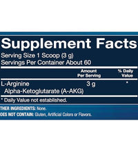 Suplemento L-Arginina para crecimiento muscular