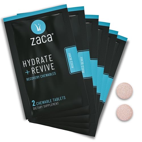 suplemento masticable Zaca para recuperación