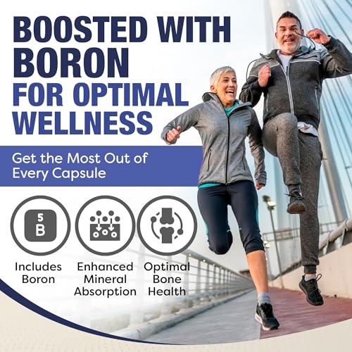 Suplemento mineral con boro para fortalecer huesos