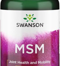 Suplemento MSM para articulaciones fuertes