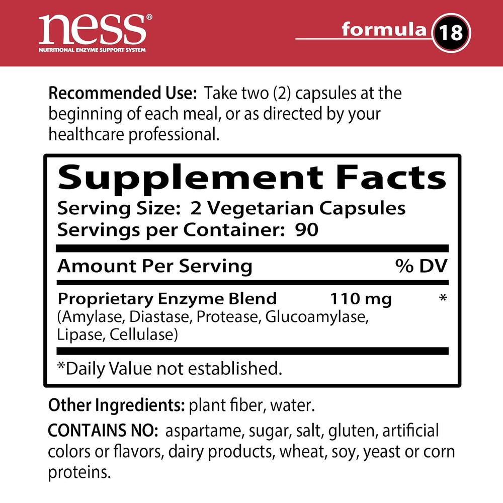 suplemento multienzimas de Ness
