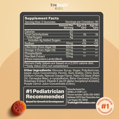 suplemento naranja para niños de 2 años