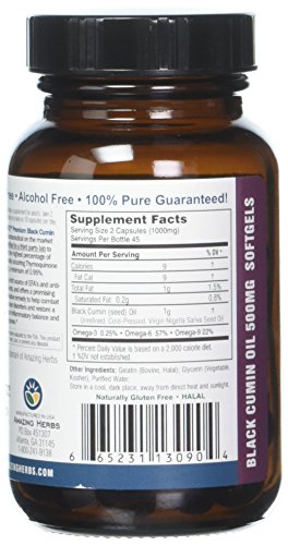 suplemento natural aceite de semilla negra
