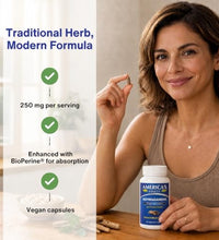 Suplemento natural de Ashwagandha 250 mg