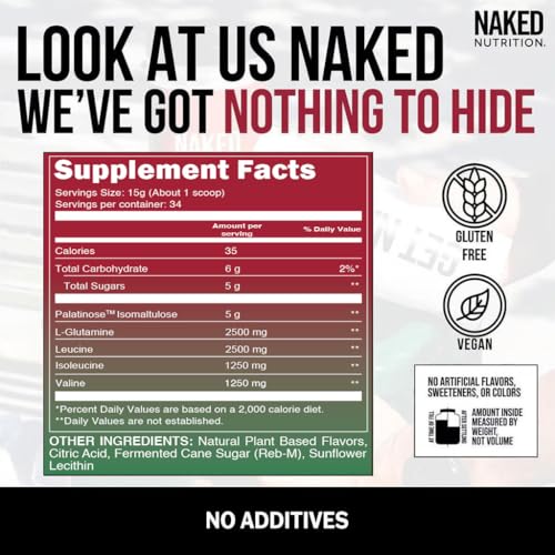 Suplemento natural de BCAA 501 gramos