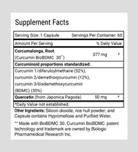 Suplemento natural de curcumina