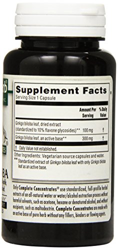 Suplemento natural de Ginkgo Biloba