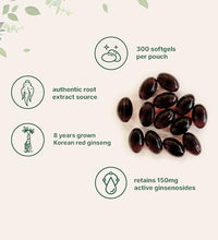 Suplemento natural de ginseng para vitalidad