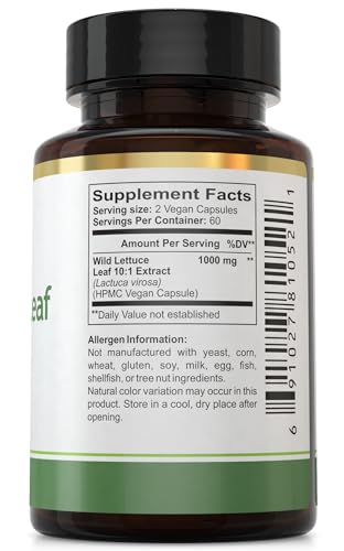 suplemento natural de lechuga silvestre