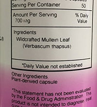 Suplemento natural de Mullein