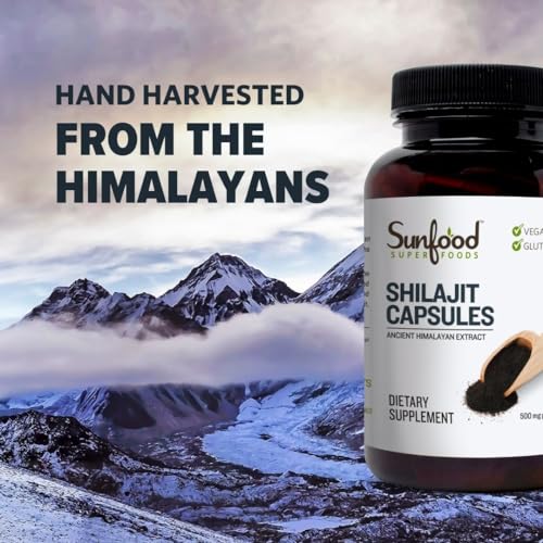 Suplemento natural de Shilajit Himalayo