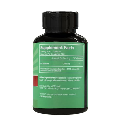 Suplemento natural L-Theanine para la calma