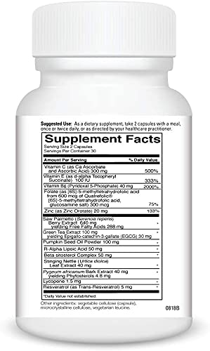 suplemento natural para bienestar prostático