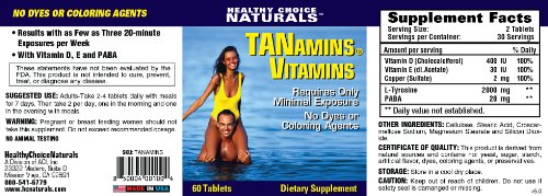 Suplemento natural para bronceado duradero