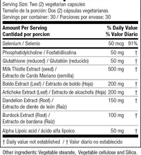 suplemento natural para la salud del hígado