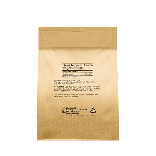 suplemento natural sin aditivos pólvora de banaba