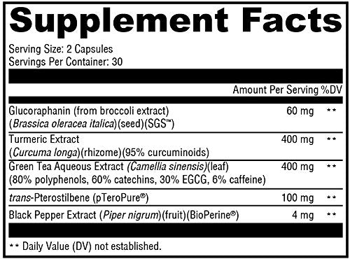 suplemento Nrf2 con vitaminas esenciales