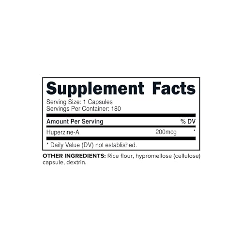 suplemento nutricional Huperzine mejora memoria