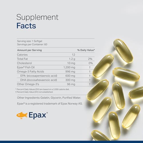 Suplemento Omega 3 con DHA y EPA
