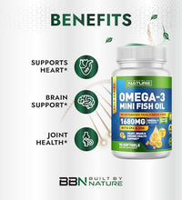 Suplemento omega 3 fácil de tragar