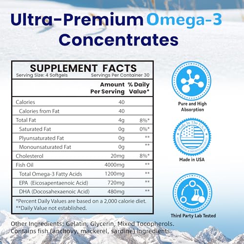 Suplemento omega 3 para el corazón