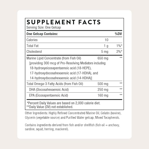 Suplemento omega-3 para reparación de tejidos