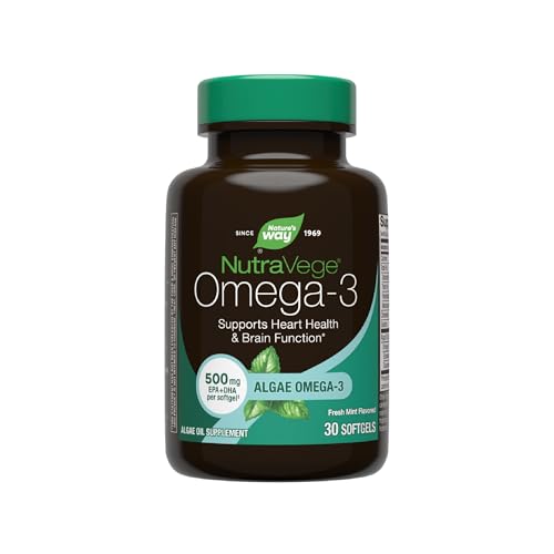 Suplemento Omega 3 vegano para el corazón
